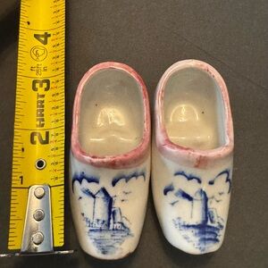 Vintage Little Delft Clog Shoes miniature miniatures clogs